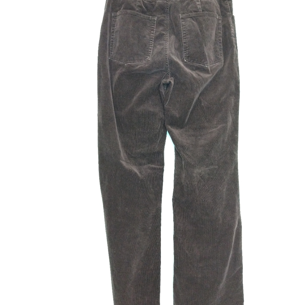 Chico's darkest brown corduroy pants trousers 0 - Picture 5 of 6
